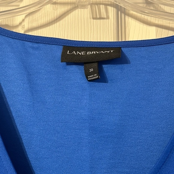 Lane Bryant Blue Hi Low Tank Top 20 - Picture 2 of 6